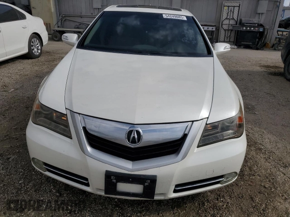 2009 Acura RL Tech Pkg with VIN JH4KB26659C001231, listed as a Copart auction lot 54249085 with 130,144 mi miles and Clean Title. Bid and sale history available at carsss.com. Image 5.