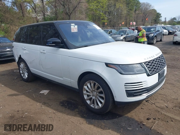 2019 Land Rover Range Rover HSE with VIN SALGS2SV4KA557464, listed as a IAAI auction lot 42115815 with 43,995 mi miles and . Bid and sale history available at DreamBid. Image 1.