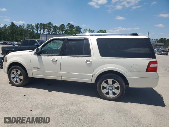 2008 Ford Expedition Max Limited with VIN 1FMFK19578LA70755, listed as a Copart auction lot 54750095 with 169,916 mi miles and Clean title. Bid and sale history available at DreamBid. Image 2.