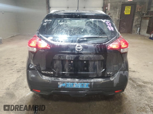 2019 Nissan Kicks S with VIN 3N1CP5CU0KL547685, listed as a Copart auction lot 44407245 with 100,673 mi miles and Salvage Title. Bid and sale history available at carsss.com. Image 6.