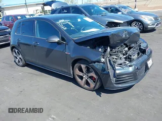 2017 Volkswagen GTI S with VIN 3VW4T7AU8HM062268, listed as a IAAI auction lot 42128469 with 98,798 mi miles and . Bid and sale history available at DreamBid. Image 1.