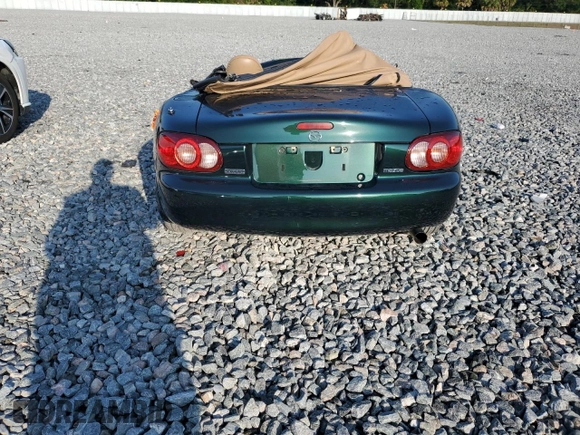 2002 Mazda MX-5 Miata Cloth with VIN JM1NB353X20231155, listed as a Copart auction lot 55805865 with Not provided miles and Salvage title. Bid and sale history available at DreamBid. Image 6.