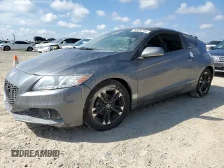 2015 Honda CR-Z EX with VIN JHMZF1D64FS001867, listed as a Copart auction lot 74024764 with Not Provided miles and Salvage Title. Bid and sale history available at carsss.com. Image 1.