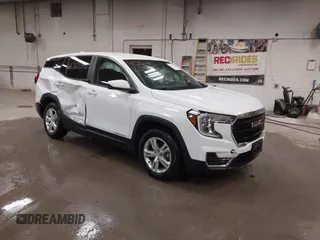 2022 GMC Terrain SLE z VIN 3GKALTEVXNL293583, wystawiony jako IAAI lot #41362345 z przebiegiem 32 406 mil mil oraz . Historia ofert i sprzedaży dostępna na DreamBid. Obrazek 1.