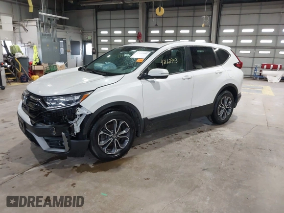 2020 Honda CR-V EX with VIN 5J6RW2H52LL044645, listed as a IAAI auction lot 42162993 with 99,349 mi miles and . Bid and sale history available at DreamBid. Image 2.