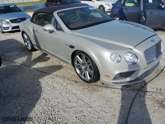 2016 Bentley Continental GT W12 with VIN SCBGU3ZA2GC051723, listed as a Copart auction lot 73660594 with 14,612 mi miles and Salvage Title. Bid and sale history available at carsss.com. Image 4.