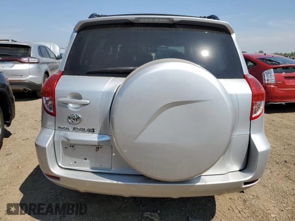 2006 Toyota RAV4 Limited with VIN JTMZD31V265022181, listed as a Copart auction lot 59937355 with 106,502 mi miles and Salvage title. Bid and sale history available at DreamBid. Image 6.