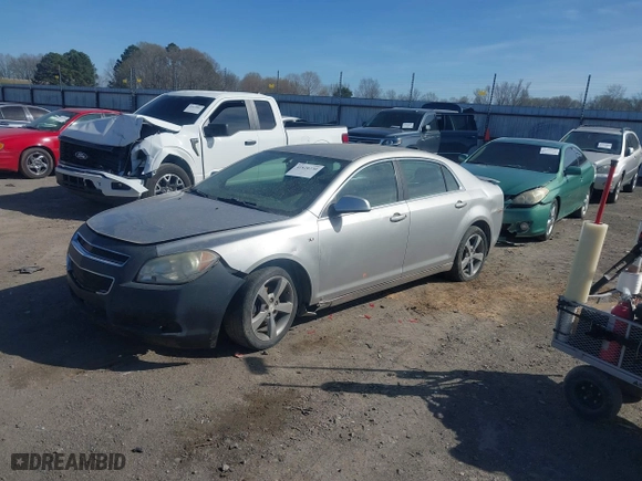 2008 Chevrolet Malibu LT w/1LT with VIN 1G1ZH57B18F280677, listed as a IAAI auction lot 41820330 with 242,037 mi miles. Bid and sale history available at carsss.com. Image 2.