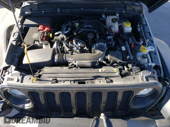 2023 Jeep Wrangler Sport S with VIN 1C4HJXDG3PW602849, listed as a Copart auction lot 46718365 with 24,308 mi miles and Salvage Title. Bid and sale history available at DreamBid. Image 12.
