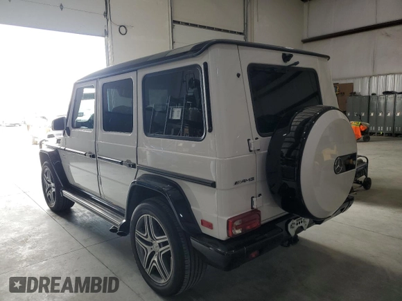 2017 Mercedes-Benz G with VIN WDCYC7DF0HX280193, listed as a Copart auction lot 54972015 with 81,224 mi miles and Salvage Title. Bid and sale history available at carsss.com. Image 2.