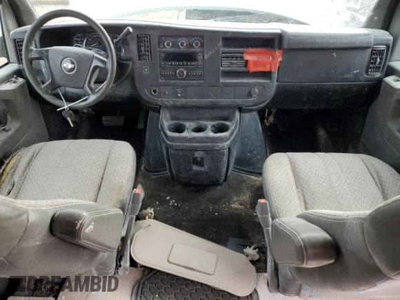 2009 Chevrolet Express Passenger with VIN 1GAHG35K291173593, listed as a Copart auction lot 43442085 with Not provided miles and Salvage title. Bid and sale history available at DreamBid. Image 8.