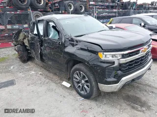 2024 Chevrolet Silverado 1500 LT with VIN 1GCUDDED1RZ287883, listed as a IAAI auction lot 41166328 with 14,276 mi miles. Bid and sale history available at carsss.com. Image 1.