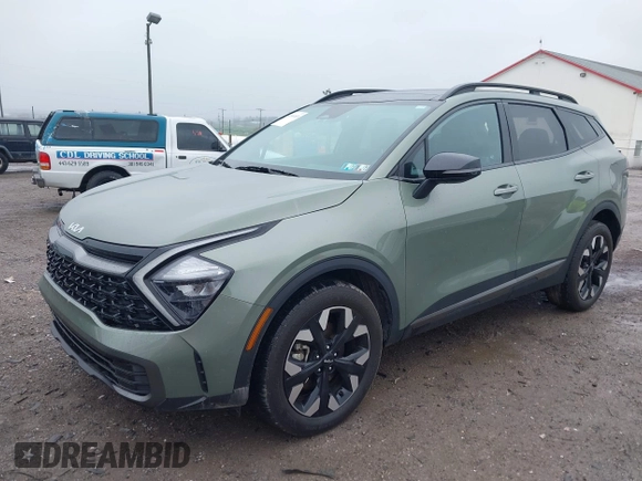 2023 Kia Sportage X-Line with VIN 5XYK6CAF7PG114819, listed as a IAAI auction lot 41960838 with 23,277 mi miles and . Bid and sale history available at DreamBid. Image 17.