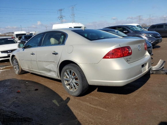 2009 Buick Lucerne CXL-3 with VIN 1G4HD57MX9U135940, listed as a Copart auction lot 47039935 with 170,652 mi miles and Salvage Title. Bid and sale history available at carsss.com. Image 2.