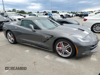 2016 Chevrolet Corvette 2LT with VIN 1G1YD3D76G5102327, listed as a Copart auction lot 73645504 with 0 mi miles and Salvage Title. Bid and sale history available at carsss.com. Image 4.