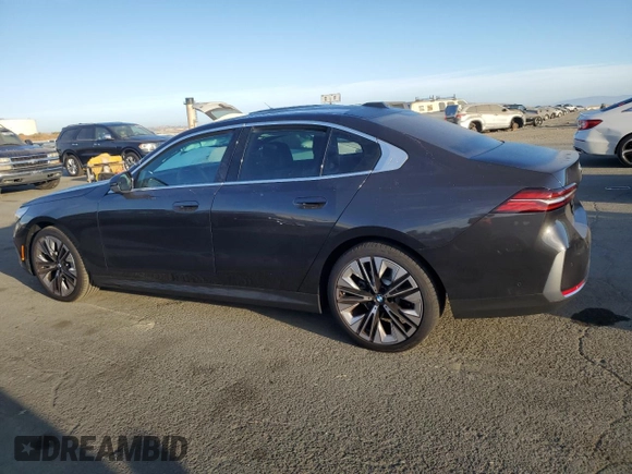 2024 BMW 5 Series 530i with VIN WBA43FJ01RCS08326, listed as a Copart auction lot 75218854 with 0 mi miles and Salvage Title. Bid and sale history available at carsss.com. Image 2.