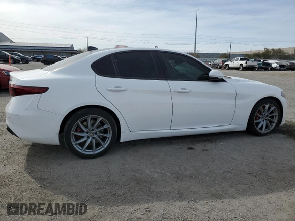 2022 Alfa Romeo Giulia with VIN ZARFAMAN2N7656343, listed as a Copart auction lot 49706275 with 63,524 mi miles and Salvage title. Bid and sale history available at DreamBid. Image 3.