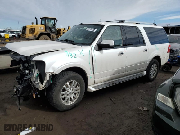 2014 Ford Expedition EL Limited with VIN 1FMJK2A53EEF31669, listed as a Copart auction lot 42201225 with 177,954 mi miles and Salvage Title. Bid and sale history available at carsss.com. Image 1.