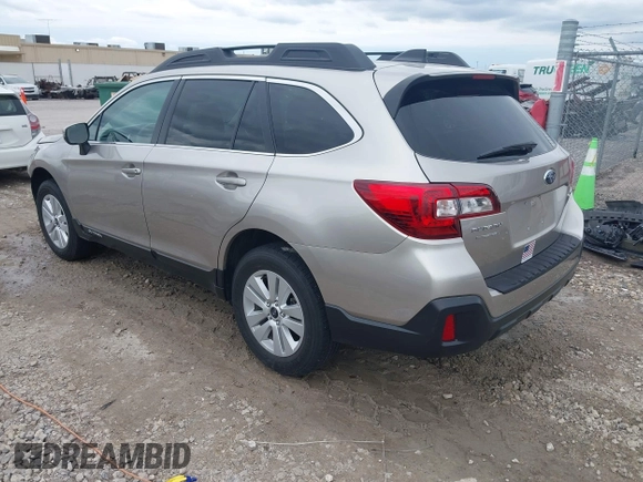 2018 Subaru Outback Premium with VIN 4S4BSAFC4J3218304, listed as a IAAI auction lot 42335512 with 91,320 mi miles and . Bid and sale history available at DreamBid. Image 3.