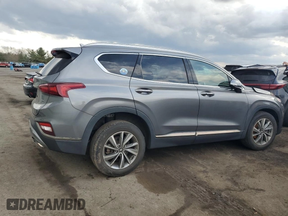 2020 Hyundai Santa Fe Limited with VIN 5NMS5CAD0LH142401, listed as a Copart auction lot 51275715 with 57,208 mi miles and Salvage Title. Bid and sale history available at carsss.com. Image 3.