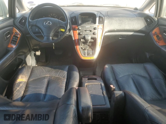 2002 Lexus RX 300 with VIN JTJGF10U820124281, listed as a Copart auction lot 75043184 with 160,863 mi miles and Salvage Title. Bid and sale history available at carsss.com. Image 8.