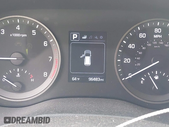 2017 Hyundai Tucson SE with VIN KM8J3CA44HU585714, listed as a IAAI auction lot 42097980 with 96,483 mi miles. Bid and sale history available at carsss.com. Image 15.