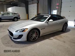 2015 Maserati GranTurismo Sport with VIN ZAM45VMA4F0142634, listed as a Copart auction lot 64357245 with 32,130 mi miles and Salvage title. Bid and sale history available at DreamBid. Image 1.