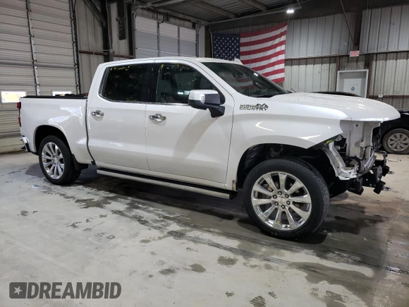 2020 Chevrolet Silverado 1500 High Country with VIN 1GCUYHED6LZ102813, listed as a Copart auction lot 84891464 with 26,477 mi miles and Salvage Title. Bid and sale history available at carsss.com. Image 4.