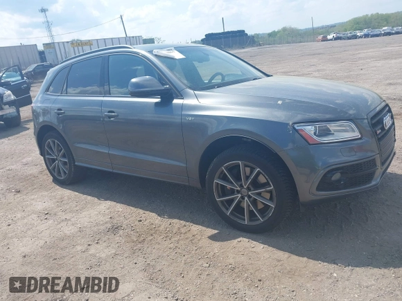 2016 Audi SQ5 Premium Plus with VIN WA1CCAFP5GA070042, listed as a IAAI auction lot 42173065 with 101,031 mi miles and . Bid and sale history available at DreamBid. Image 1.