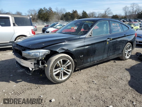 2016 BMW 3 Series 328i Gran Turismo xDrive with VIN WBA8Z5C59GG501075, listed as a Copart auction lot 38088494 with 72,498 mi miles and . Bid and sale history available at carsss.com. Image 1.