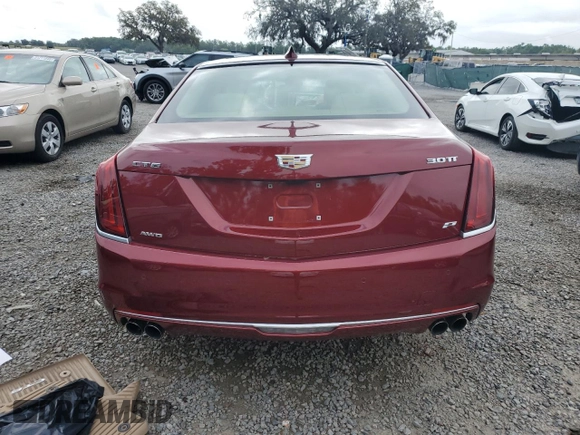 2017 Cadillac CT6 Platinum AWD with VIN 1G6KN5R60HU173474, listed as a Copart auction lot 51207715 with 43,627 mi miles and Salvage title. Bid and sale history available at DreamBid. Image 6.