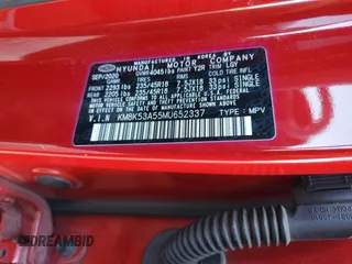2021 Hyundai Kona Ultimate with VIN KM8K53A55MU652337, listed as a Copart auction lot 83466344 with 53,393 mi miles and Salvage Title. Bid and sale history available at carsss.com. Image 14.