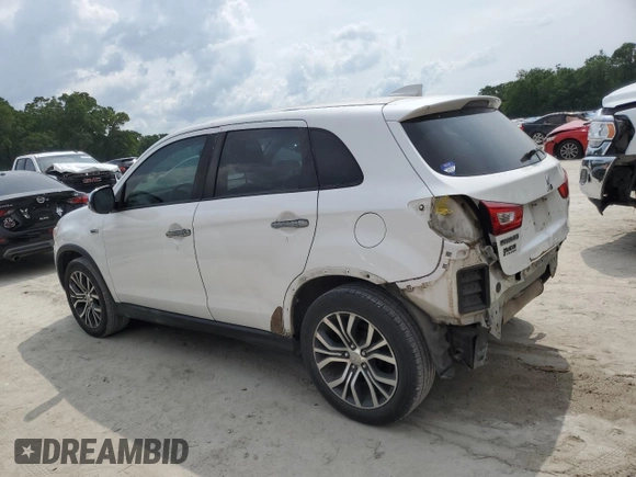 2017 Mitsubishi Outlander ES with VIN JA4AP3AU7HZ002767, listed as a Copart auction lot 55494795 with 157,138 mi miles and Salvage title. Bid and sale history available at DreamBid. Image 2.