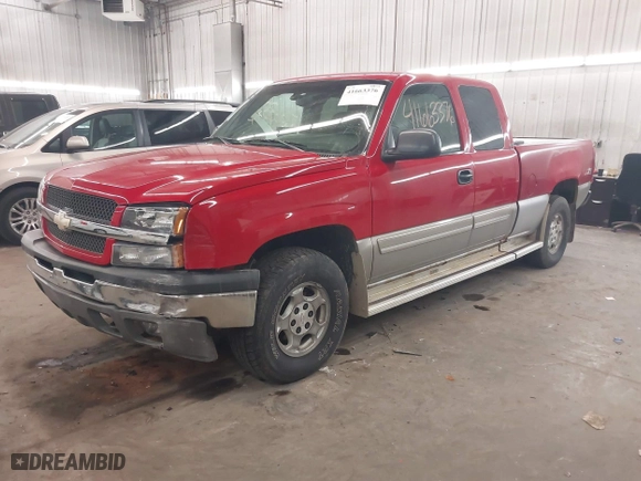 2003 Chevrolet Silverado 1500 LS with VIN 2GCEK19T831239811, listed as a IAAI auction lot 41663376 with 109,257 mi miles. Bid and sale history available at carsss.com. Image 2.