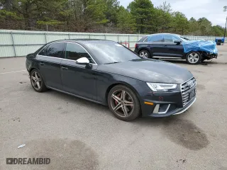 2019 Audi S4 Premium Plus with VIN WAUB4AF42KA003117, listed as a Copart auction lot 47311243 with 40,692 mi miles. Bid and sale history available at carsss.com. Image 4.