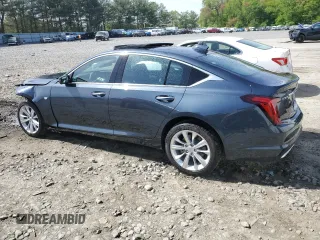 2025 Cadillac CT5 Premium Luxury z VIN 1G6DS5RK6S0106455, wystawiony jako Copart lot #54930325 z przebiegiem 1488 mil mil oraz Szkody całkowita. Historia ofert i sprzedaży dostępna na DreamBid. Obrazek 2.