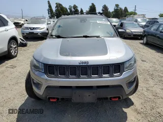 2021 Jeep Compass Trailhawk with VIN 3C4NJDDB6MT564816, listed as a Copart auction lot 57534505 with 87,177 mi miles and Salvage title. Bid and sale history available at DreamBid. Image 5.