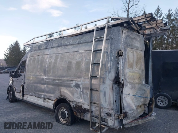 2020 Ford Transit Cargo with VIN 1FTBW3X86LKB81070, listed as a IAAI auction lot 41264330 with 54,154 mi miles and . Bid and sale history available at DreamBid. Image 3.
