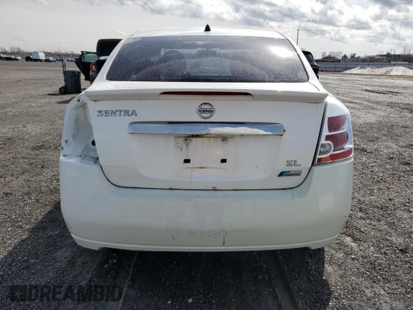 2012 Nissan Sentra S with VIN 3N1AB6AP7CL615541, listed as a Copart auction lot 51577105 with 217,449 mi miles and Clean title. Bid and sale history available at DreamBid. Image 6.