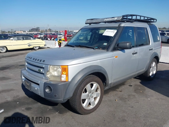 2006 Land Rover LR3 HSE with VIN SALAG25496A351587, listed as a IAAI auction lot 41237490 with 143,056 mi miles. Bid and sale history available at carsss.com. Image 2.