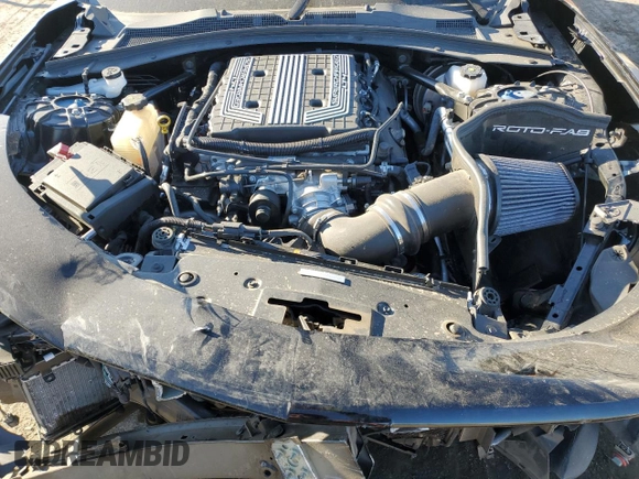 2023 Chevrolet Camaro ZL1 z VIN 1G1FK1R67P0156959, wystawiony jako Copart lot #83557944 z przebiegiem 15 203 mil mil oraz Szkody całkowita. Historia ofert i sprzedaży dostępna na DreamBid. Obrazek 11.