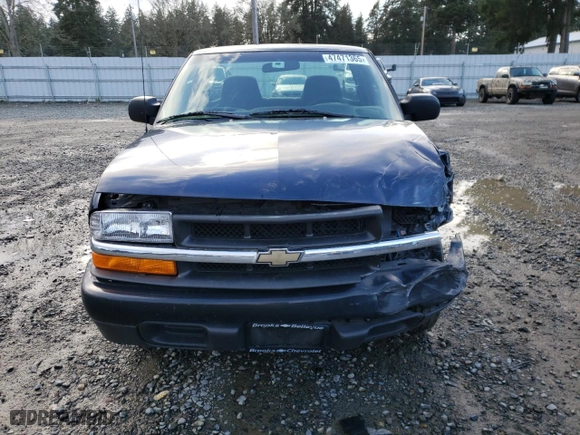 2000 Chevrolet S-10 LS with VIN 1GCCS1449Y8130785, listed as a Copart auction lot 47471365 with 75,343 mi miles and Salvage Title. Bid and sale history available at carsss.com. Image 5.