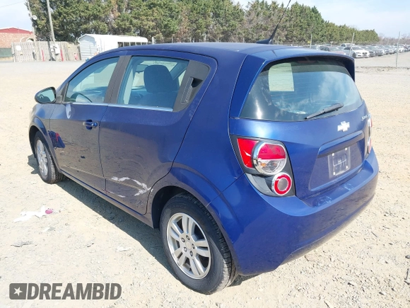 2013 Chevrolet Sonic LT with VIN 1G1JC6SG5D4220315, listed as a IAAI auction lot 41853166 with 69,970 mi miles. Bid and sale history available at carsss.com. Image 3.