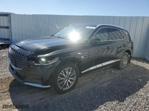 2024 Genesis GV80 with VIN KMUHBDSB1RU166890, listed as a Copart auction lot 48678655 with 28,020 mi miles and Non Repairable. Bid and sale history available at carsss.com. Image 1.