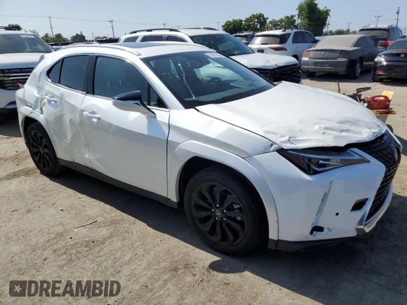 2024 Lexus UX 250h Premium with VIN JTHP9JBH5R2076214, listed as a Copart auction lot 61501865 with 17,221 mi miles and Salvage title. Bid and sale history available at DreamBid. Image 4.