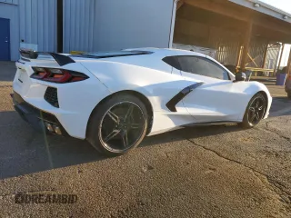 2023 Chevrolet Corvette 2LT with VIN 1G1YB2D40P5101955, listed as a Copart auction lot 50660255 with 21,419 mi miles and Salvage title. Bid and sale history available at DreamBid. Image 3.