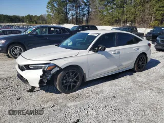 2025 Honda Civic Sedan Sport with VIN 2HGFE2F55SH541815, listed as a Copart auction lot 48228115 with 6,428 mi miles and Salvage Title. Bid and sale history available at carsss.com. Image 1.