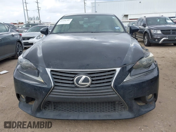 2014 Lexus IS 250 with VIN JTHCF1D25E5006592, listed as a IAAI auction lot 41496707 with 146,212 mi miles. Bid and sale history available at carsss.com. Image 12.