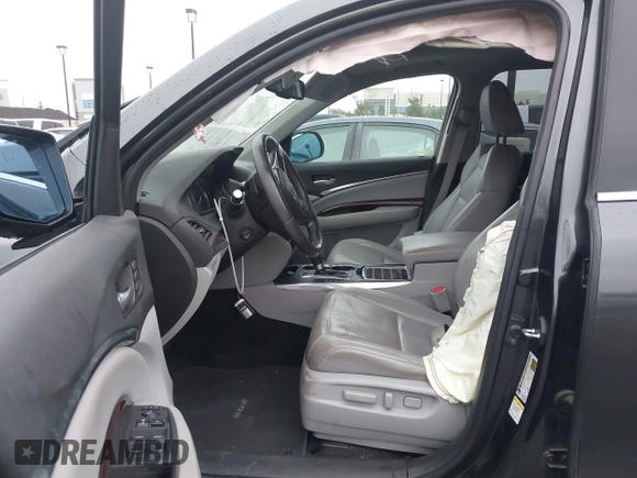 2014 Acura MDX with VIN 5FRYD3H27EB009798, listed as a IAAI auction lot 41884852 with 124,318 mi miles. Bid and sale history available at carsss.com. Image 5.