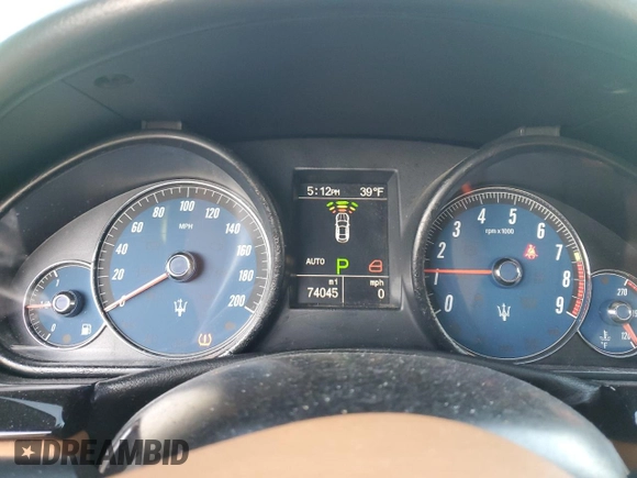 2013 Maserati GranTurismo Sport with VIN ZAM45VLA7D0073260, listed as a Copart auction lot 85929914 with 74,045 mi miles and Salvage title. Bid and sale history available at DreamBid. Image 9.